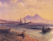 Ivan Aivazovsky Fishermen Returning Near Naples oil painting reproduction